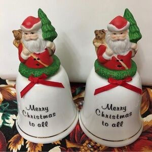 Vintage Christmas Bells (Pair of 2)